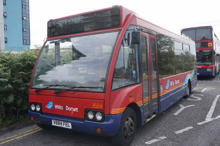 Wilts & Dorset Optare Solo 3684